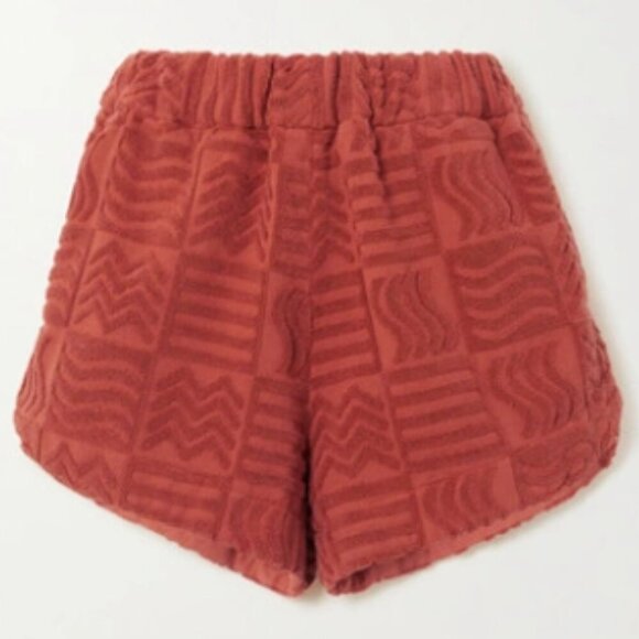 Lucy Folk x Net-a-Porter Cotton-Terry Shorts - Medium - Picture 10 of 11